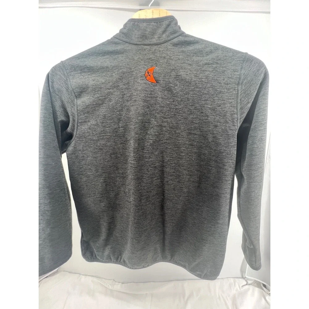 The‎ North Face Men's Grey Heathered Fleece Jacket Full Zip Size XL